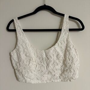 Figue White Skirt Set